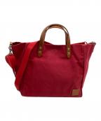 KAWANISHI KABANカワニシカバン）の古着「ショルダートートバッグ」｜レッド