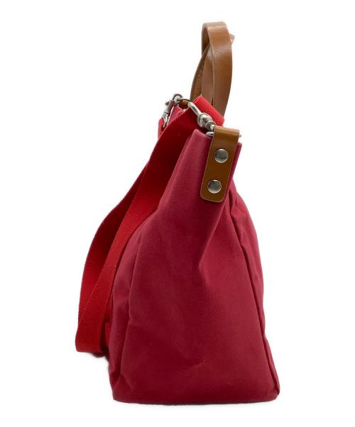 KAWANISHI KABAN（カワニシカバン）KAWANISHI KABAN (カワニシカバン) ショルダートートバッグ レッドの古着・服飾アイテム