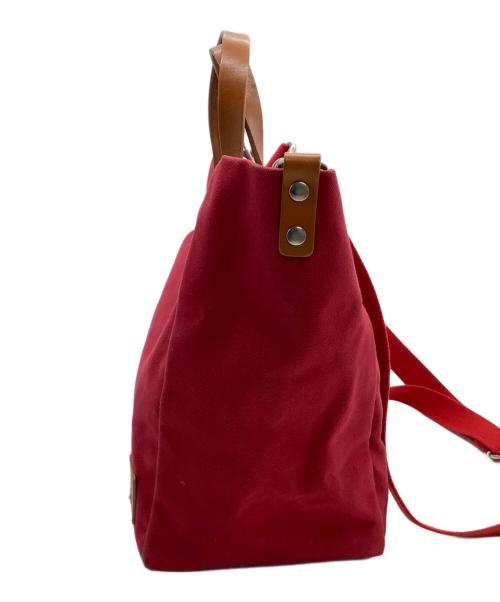 KAWANISHI KABAN（カワニシカバン）KAWANISHI KABAN (カワニシカバン) ショルダートートバッグ レッドの古着・服飾アイテム