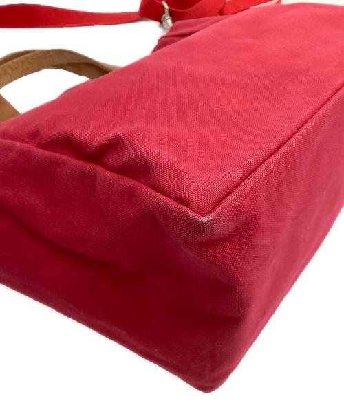 KAWANISHI KABAN（カワニシカバン）KAWANISHI KABAN (カワニシカバン) ショルダートートバッグ レッドの古着・服飾アイテム