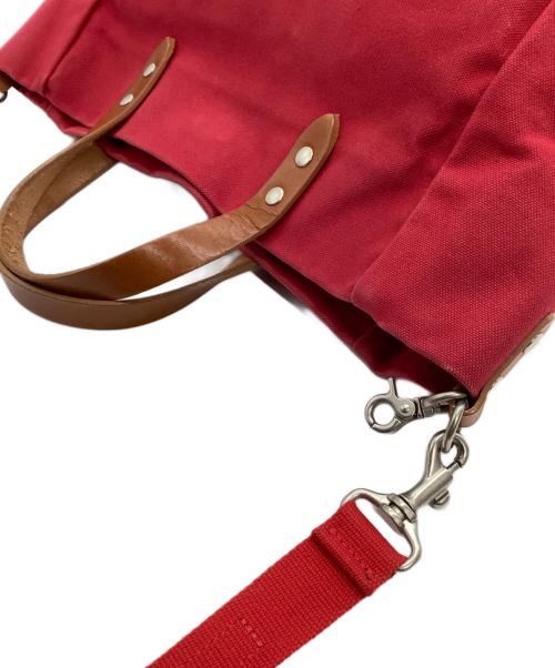 KAWANISHI KABAN（カワニシカバン）KAWANISHI KABAN (カワニシカバン) ショルダートートバッグ レッドの古着・服飾アイテム