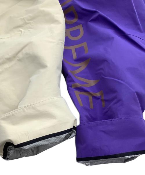 THE NORTH FACE（ザ ノース フェイス）THE NORTH FACE (ザ ノース フェイス) Supreme (シュプリーム) Split Taped Seam Shell Jacket ベージュ×パープル サイズ:Lの古着・服飾アイテム