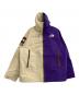 THE NORTH FACE（ザ ノース フェイス）の古着「Split Taped Seam Shell Jacket」｜ベージュ×パープル