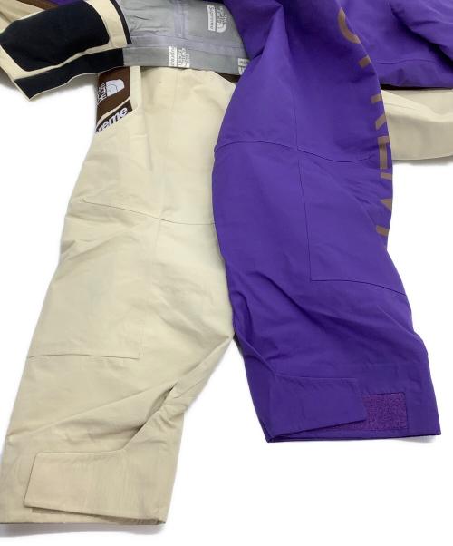 THE NORTH FACE（ザ ノース フェイス）THE NORTH FACE (ザ ノース フェイス) Supreme (シュプリーム) Split Taped Seam Shell Jacket ベージュ×パープル サイズ:Sの古着・服飾アイテム