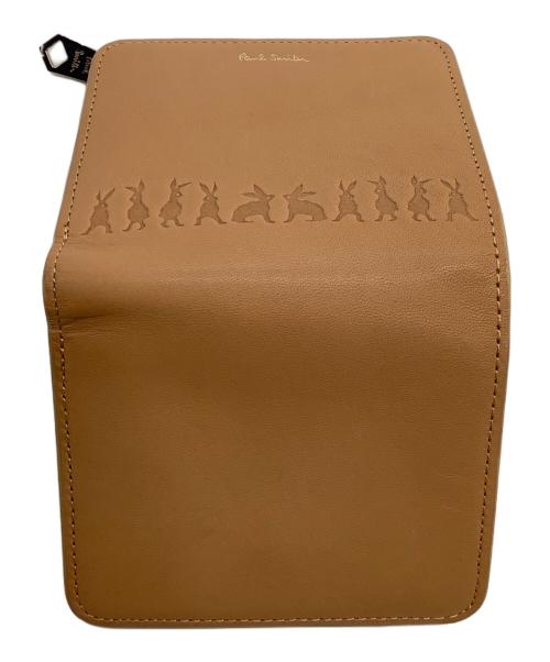 PAUL SMITH（ポールスミス）Paul Smith (ポールスミス) 2つ折り財布　バニーエンボス ベージュの古着・服飾アイテム