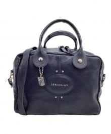 LONGCHAMP（ロンシャン）の古着「2WAYバッグ」｜ネイビー