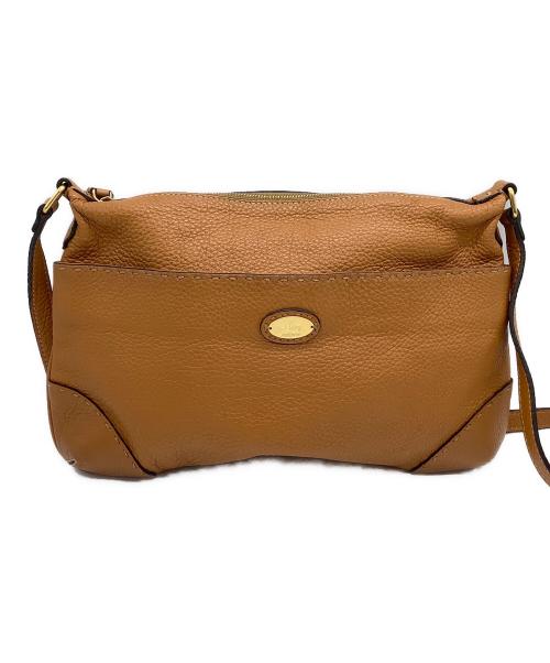 FENDI（フェンディ）FENDI (フェンディ) ショルダーバッグ SERIE NUMERATA キャメルの古着・服飾アイテム
