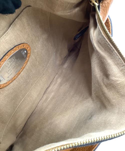 FENDI（フェンディ）FENDI (フェンディ) ショルダーバッグ SERIE NUMERATA キャメルの古着・服飾アイテム