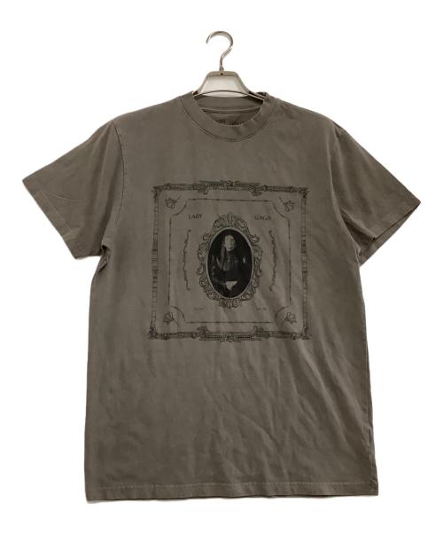 LADY GAGA（レディガガ）LADY　GAGA (レディガガ) 半袖カットソー　LADY GAGA TOUR2025/2026 ブラウン サイズ:Mの古着・服飾アイテム