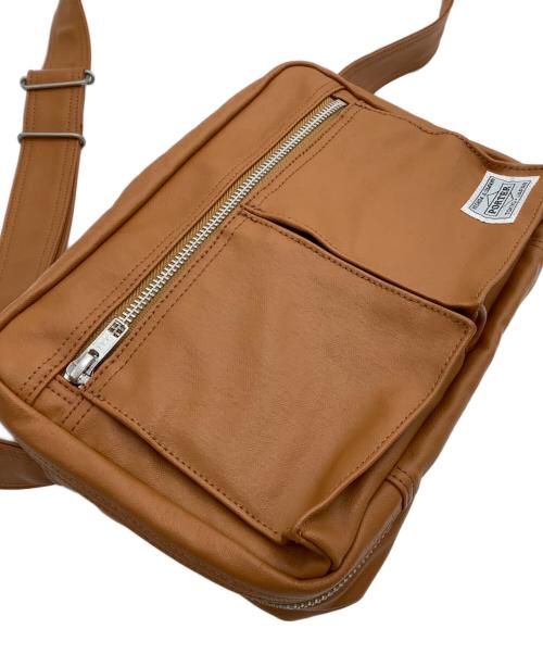 PORTER（ポーター）PORTER (ポーター) ショルダーバッグ フリースタイル キャメルの古着・服飾アイテム