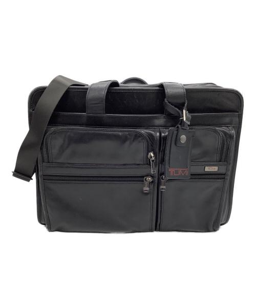 TUMI（トゥミ）TUMI (トゥミ) レザーブリーフケース ブラックの古着・服飾アイテム