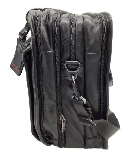 TUMI（トゥミ）TUMI (トゥミ) レザーブリーフケース ブラックの古着・服飾アイテム