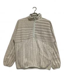 Pilgrim Surf+Supply（ピルグリム サーフサプライ）の古着「Mosley Inlay Popover」｜ホワイト×ベージュ