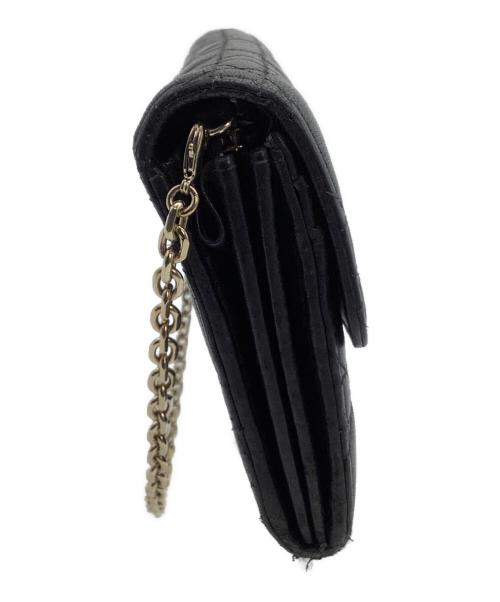 Christian Dior（クリスチャン ディオール）Christian Dior (クリスチャン ディオール) チェーンウォレットポーチ ブラックの古着・服飾アイテム