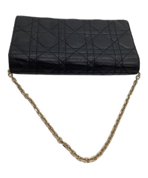 Christian Dior（クリスチャン ディオール）Christian Dior (クリスチャン ディオール) チェーンウォレットポーチ ブラックの古着・服飾アイテム