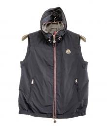 MONCLER（モンクレール）の古着「ナイロンベスト」｜ネイビー