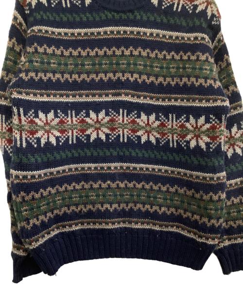 GAP（ギャップ）GAP (ギャップ) 厚手ニットオールド　 ネイビー サイズ:Lの古着・服飾アイテム