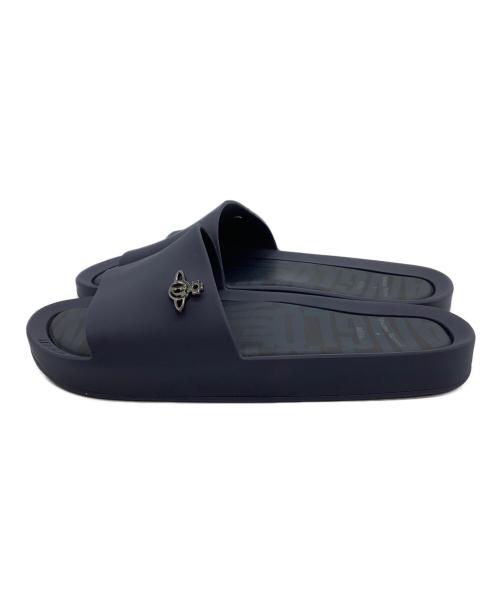 Vivienne Westwood（ヴィヴィアンウエストウッド）Vivienne Westwood (ヴィヴィアンウエストウッド) melissa (メリッサ) ビーチサンダル ネイビー サイズ:22の古着・服飾アイテム