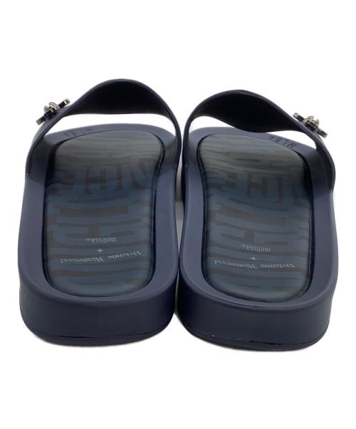 Vivienne Westwood（ヴィヴィアンウエストウッド）Vivienne Westwood (ヴィヴィアンウエストウッド) melissa (メリッサ) ビーチサンダル ネイビー サイズ:22の古着・服飾アイテム