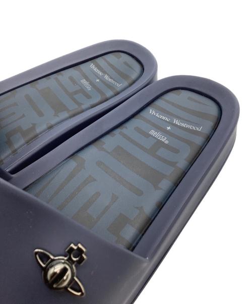 Vivienne Westwood（ヴィヴィアンウエストウッド）Vivienne Westwood (ヴィヴィアンウエストウッド) melissa (メリッサ) ビーチサンダル ネイビー サイズ:22の古着・服飾アイテム