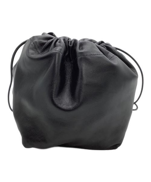 JIL SANDER（ジルサンダー）JIL SANDER (ジルサンダー) ハンドバッグ ドローストリングバッグ ブラックの古着・服飾アイテム