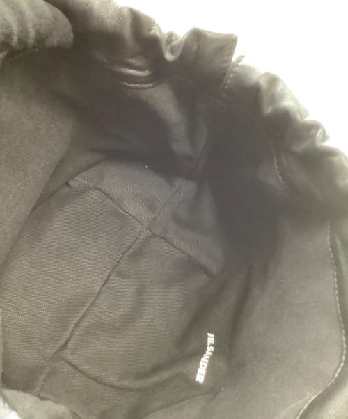 JIL SANDER（ジルサンダー）JIL SANDER (ジルサンダー) ハンドバッグ ドローストリングバッグ ブラックの古着・服飾アイテム