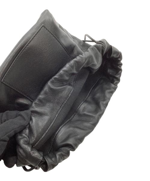 JIL SANDER（ジルサンダー）JIL SANDER (ジルサンダー) ハンドバッグ ドローストリングバッグ ブラックの古着・服飾アイテム
