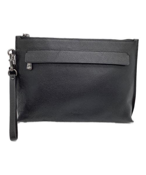 COACH（コーチ）COACH (コーチ) クラッチバッグ ブラックの古着・服飾アイテム
