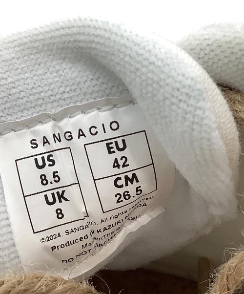 Sangacio（サンガッチョ）SANGACIO (サンガッチョ) にゅ～ずスニーカー ホワイト サイズ:26.5の古着・服飾アイテム