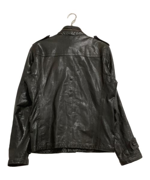edition（エディション）Edition (エディション) レザージャケット ブラック サイズ:48の古着・服飾アイテム