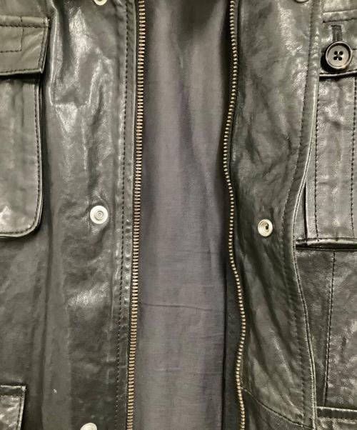 edition（エディション）Edition (エディション) レザージャケット ブラック サイズ:48の古着・服飾アイテム