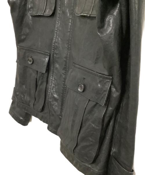 edition（エディション）Edition (エディション) レザージャケット ブラック サイズ:48の古着・服飾アイテム