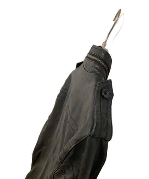 edition（エディション）Edition (エディション) レザージャケット ブラック サイズ:48の古着・服飾アイテム