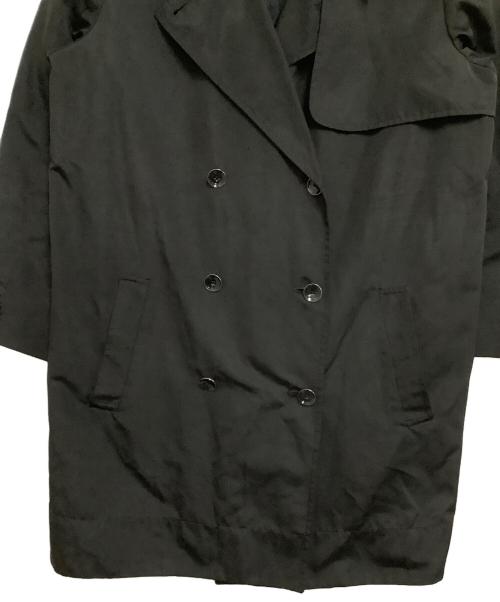 Max Mara Studio（マックスマーラ ストゥディオ）Max Mara Studio (マックスマーラ ストゥディオ) ステンカラーコート　オーティーエス ブラック サイズ:48の古着・服飾アイテム