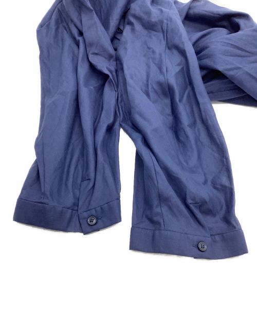 JIL SANDER（ジルサンダー）JIL SANDER (ジルサンダー) 長袖ブラウス ネイビー サイズ:36の古着・服飾アイテム
