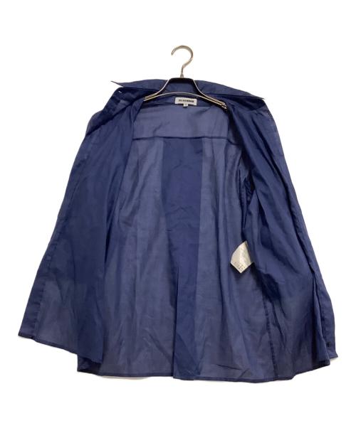 JIL SANDER（ジルサンダー）JIL SANDER (ジルサンダー) 長袖ブラウス ネイビー サイズ:36の古着・服飾アイテム