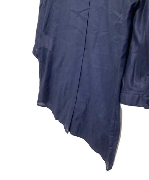 JIL SANDER（ジルサンダー）JIL SANDER (ジルサンダー) 長袖ブラウス ネイビー サイズ:36の古着・服飾アイテム