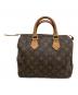LOUIS VUITTON (ルイ ヴィトン) ハンドバッグ　モノグラム　スピーディ25 ブラウン：100000円