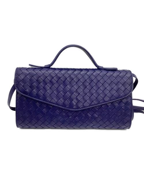BOTTEGA VENETA（ボッテガベネタ）BOTTEGA VENETA (ボッテガベネタ) ショルダーバッグ ネイビーの古着・服飾アイテム
