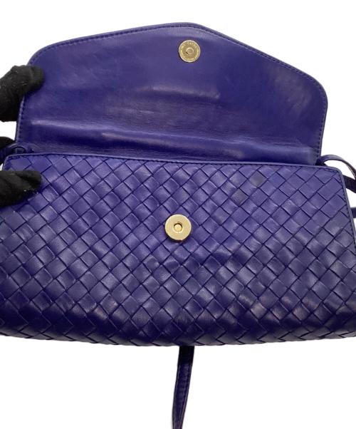 BOTTEGA VENETA（ボッテガベネタ）BOTTEGA VENETA (ボッテガベネタ) ショルダーバッグ ネイビーの古着・服飾アイテム