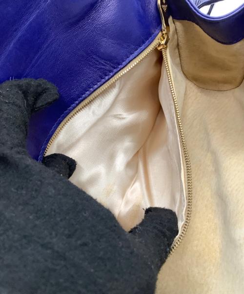 BOTTEGA VENETA（ボッテガベネタ）BOTTEGA VENETA (ボッテガベネタ) ショルダーバッグ ネイビーの古着・服飾アイテム