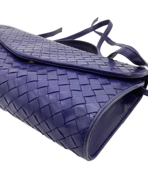 BOTTEGA VENETA（ボッテガベネタ）BOTTEGA VENETA (ボッテガベネタ) ショルダーバッグ ネイビーの古着・服飾アイテム