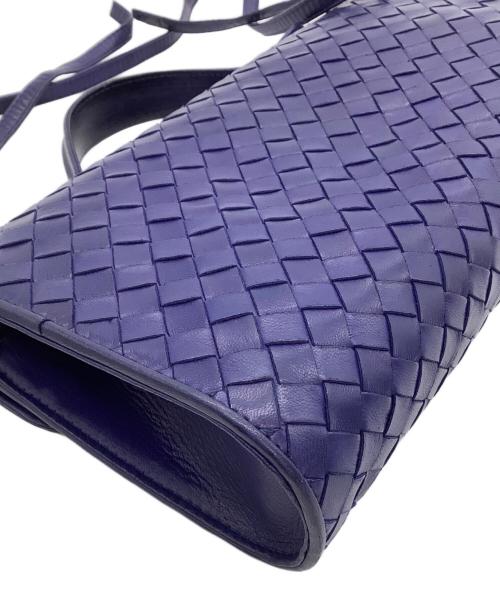 BOTTEGA VENETA（ボッテガベネタ）BOTTEGA VENETA (ボッテガベネタ) ショルダーバッグ ネイビーの古着・服飾アイテム