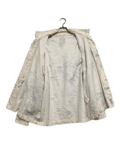 Porter Classic（ポータークラシック）Porter Classic (ポータークラシック) 長袖シャツ　アロハロングシャツ　総柄 ホワイト サイズ:Mの古着・服飾アイテム