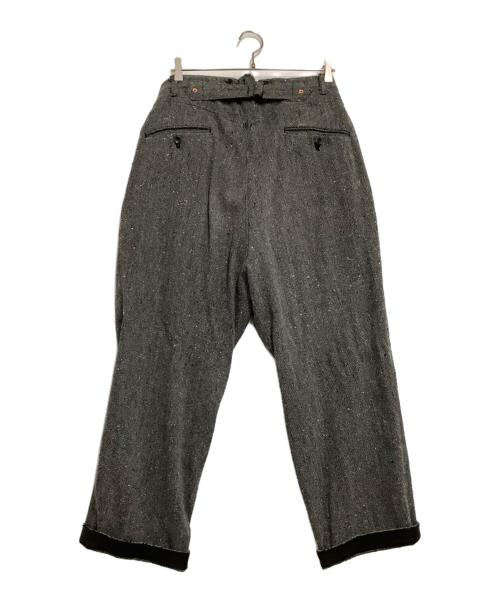 NICENESS（ナイスネス）NICENESS (ナイスネス) Sネップヘリンボーントラウザー グレー サイズ:Sの古着・服飾アイテム