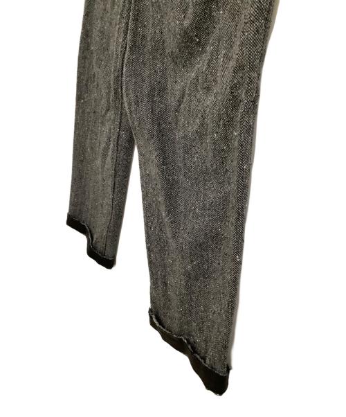 NICENESS（ナイスネス）NICENESS (ナイスネス) Sネップヘリンボーントラウザー グレー サイズ:Sの古着・服飾アイテム