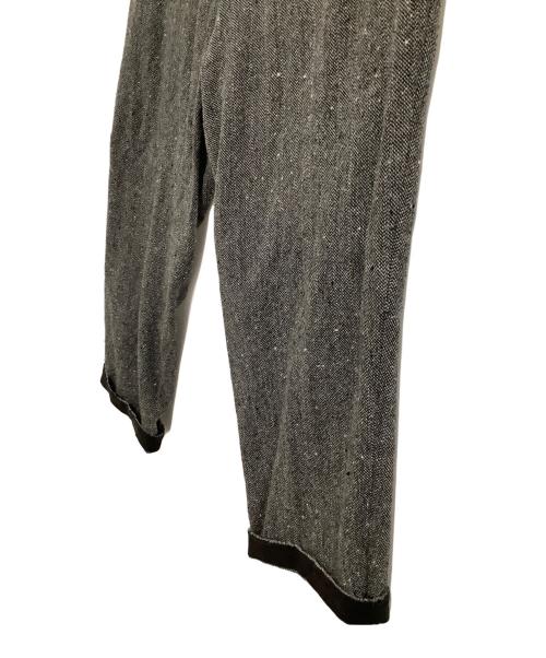 NICENESS（ナイスネス）NICENESS (ナイスネス) Sネップヘリンボーントラウザー グレー サイズ:Sの古着・服飾アイテム