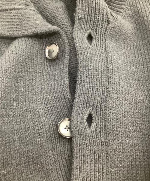 AURALEE（オーラリー）AURALEE (オーラリー) ニットポロシャツ ブラック サイズ:4の古着・服飾アイテム