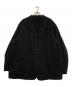 COMOLI（コモリ）の古着「縮絨ウールジャケット　24AW」｜ブラック