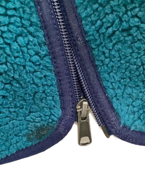 Patagonia（パタゴニア）Patagonia (パタゴニア) レトロカーディガン　98年 グリーン×パープル サイズ:Lの古着・服飾アイテム
